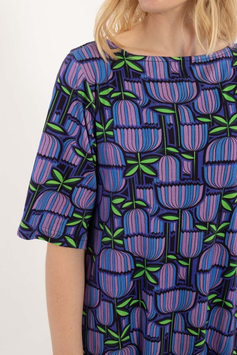 Danesymfoni Interlock Dress Navy GERMANITE