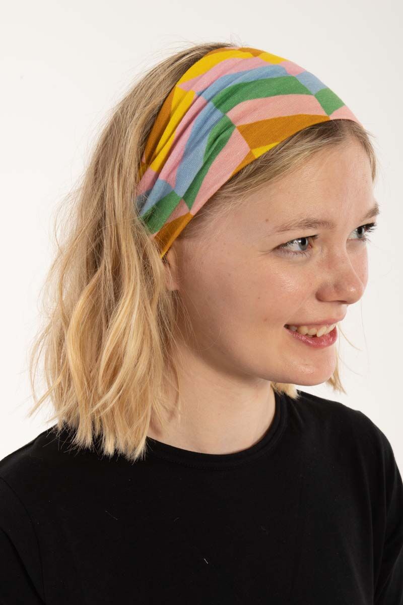 ORGANIC - Danefreshface Modal Slub Headband Rose ROYAL COURT