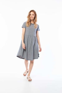 ORGANIC - Nielsen Dress Cold Slate/Chalk