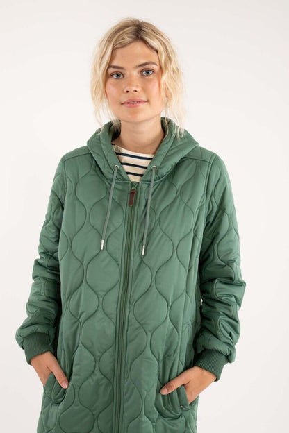  grøn termo jakke
