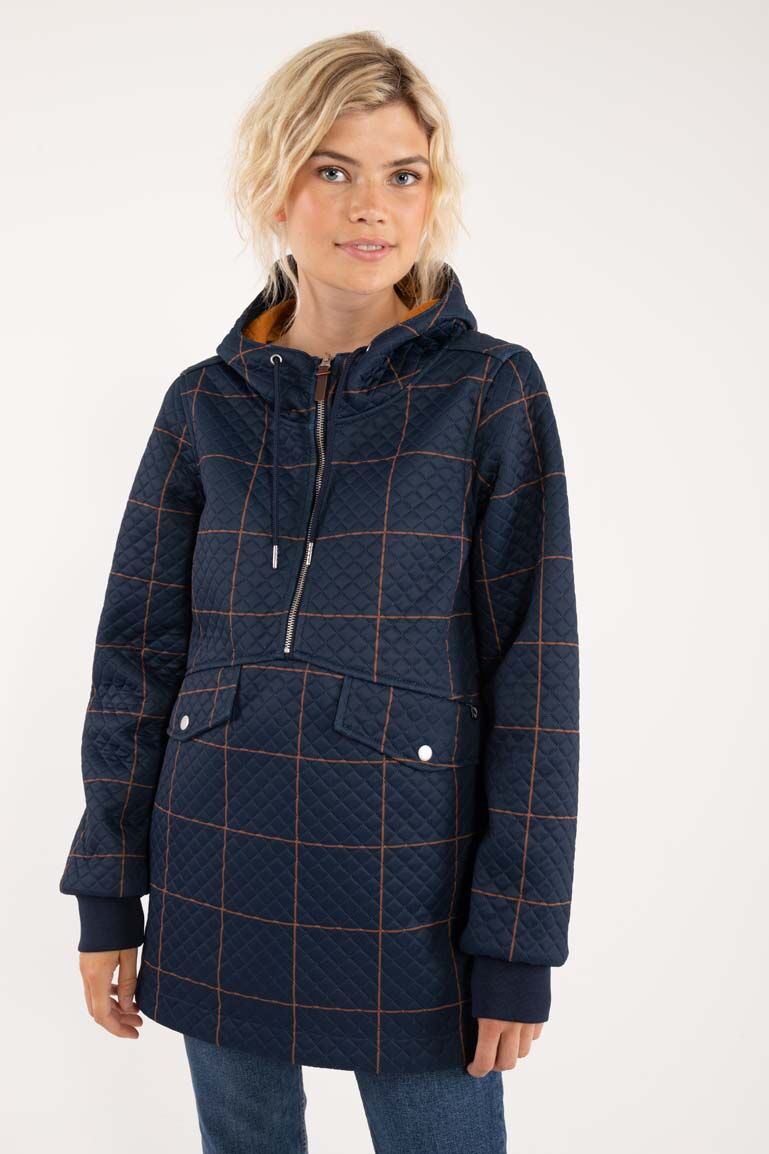Danejohanne Thermo Anorak Navy/Occer LARGE PLAID