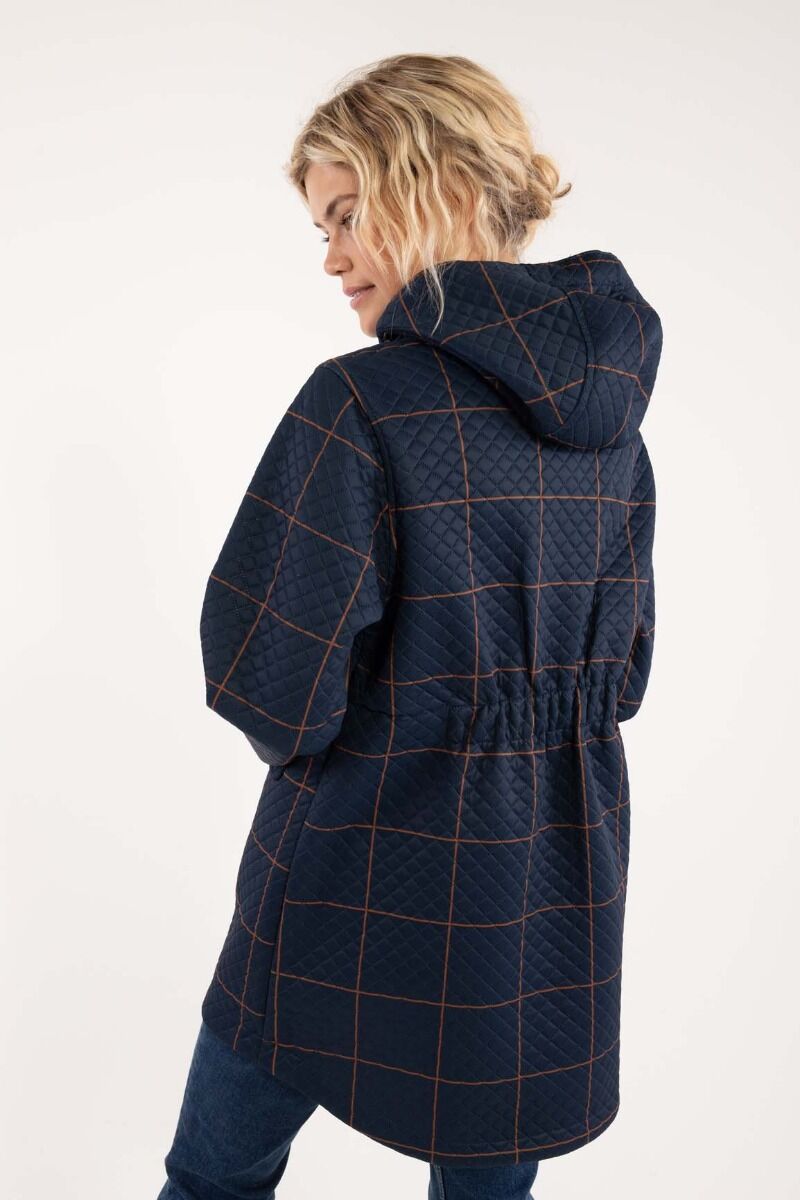 Danejohanne Thermo Anorak Navy/Occer LARGE PLAID