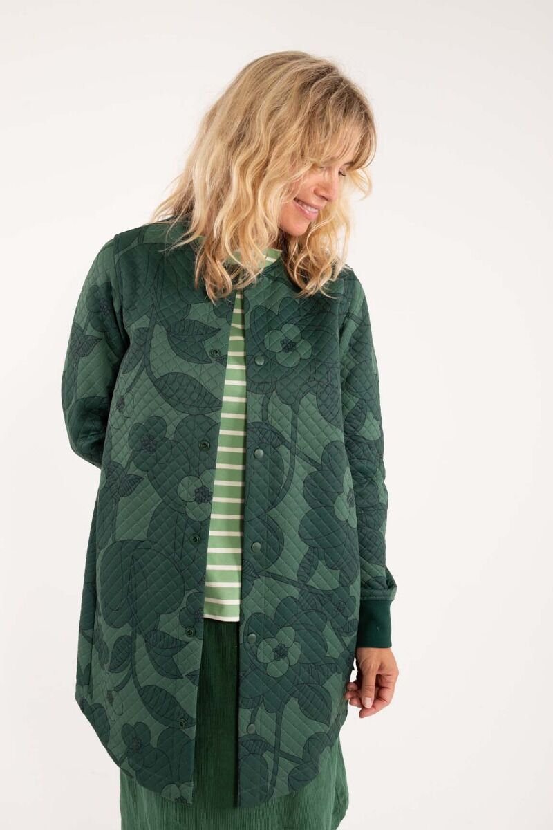 Danemaude Thermo Coat Dark Khaki/Rover Khaki BOOM BLOOM