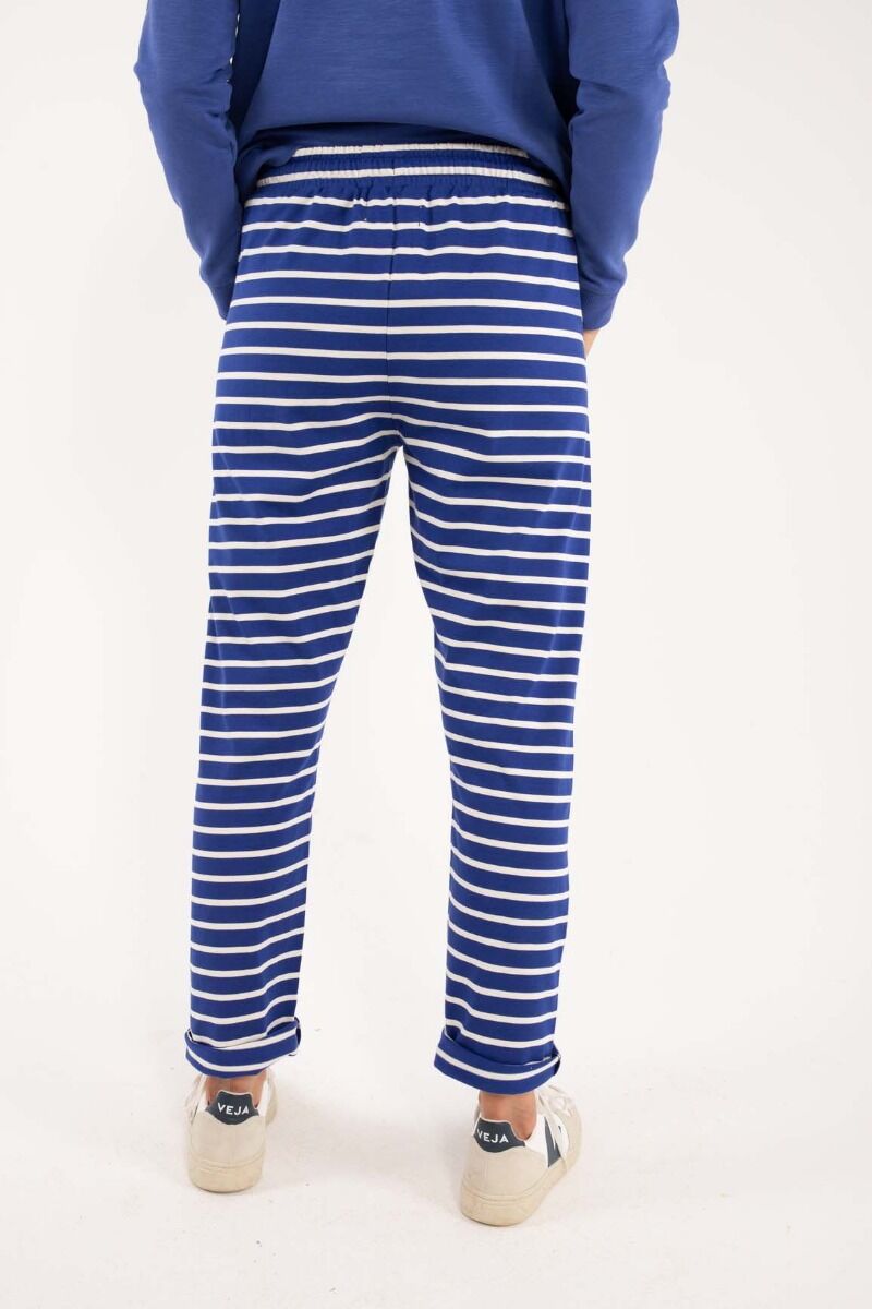 Danenorsminde Pants Royal Blue/Off white