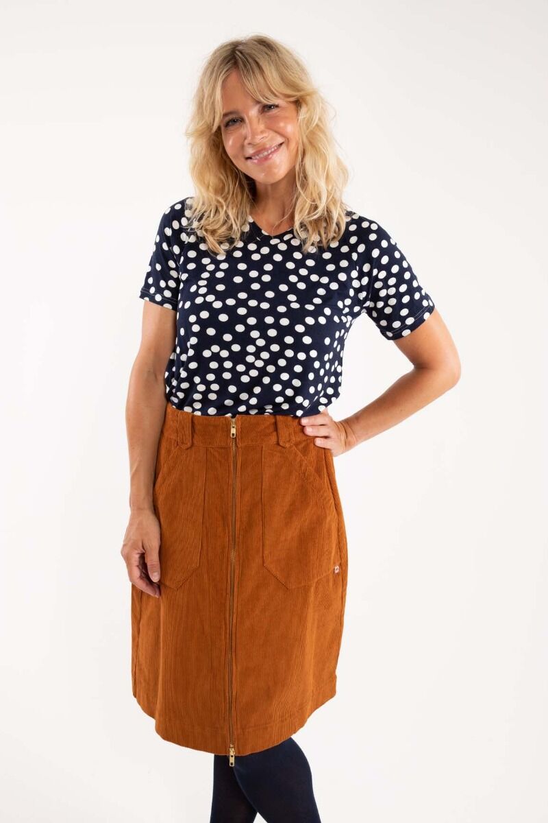 Danemadelaine Cord Skirt Occer