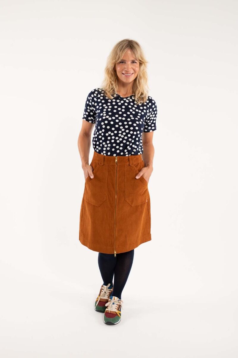 Danemadelaine Cord Skirt Occer