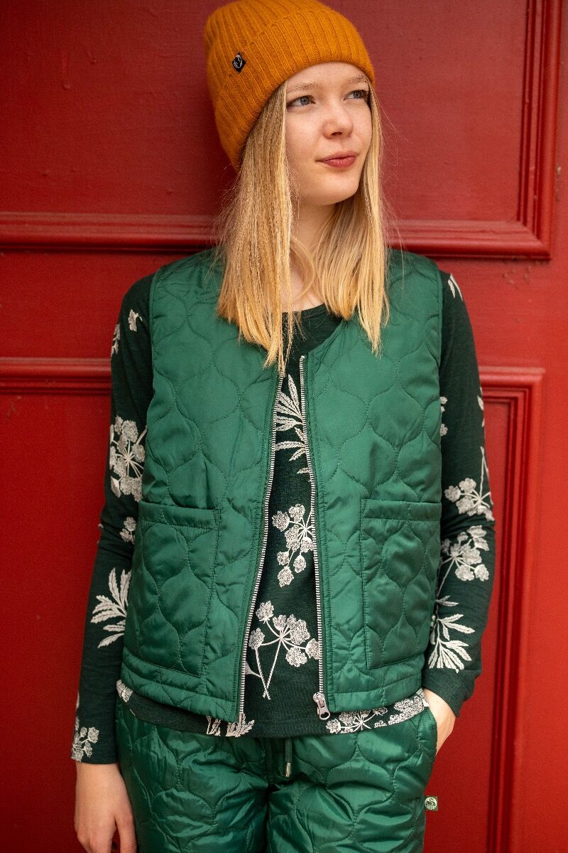 ESS - Anholt Midlayer Thermo Vest Dark Khaki