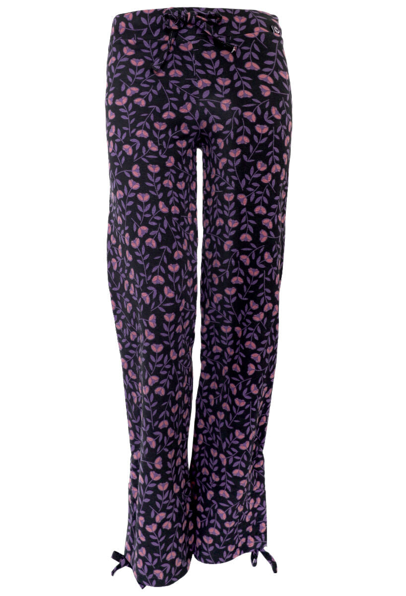 ORGANIC - Danodense Pants Black Mauve/Grey Mauve FLEURIE