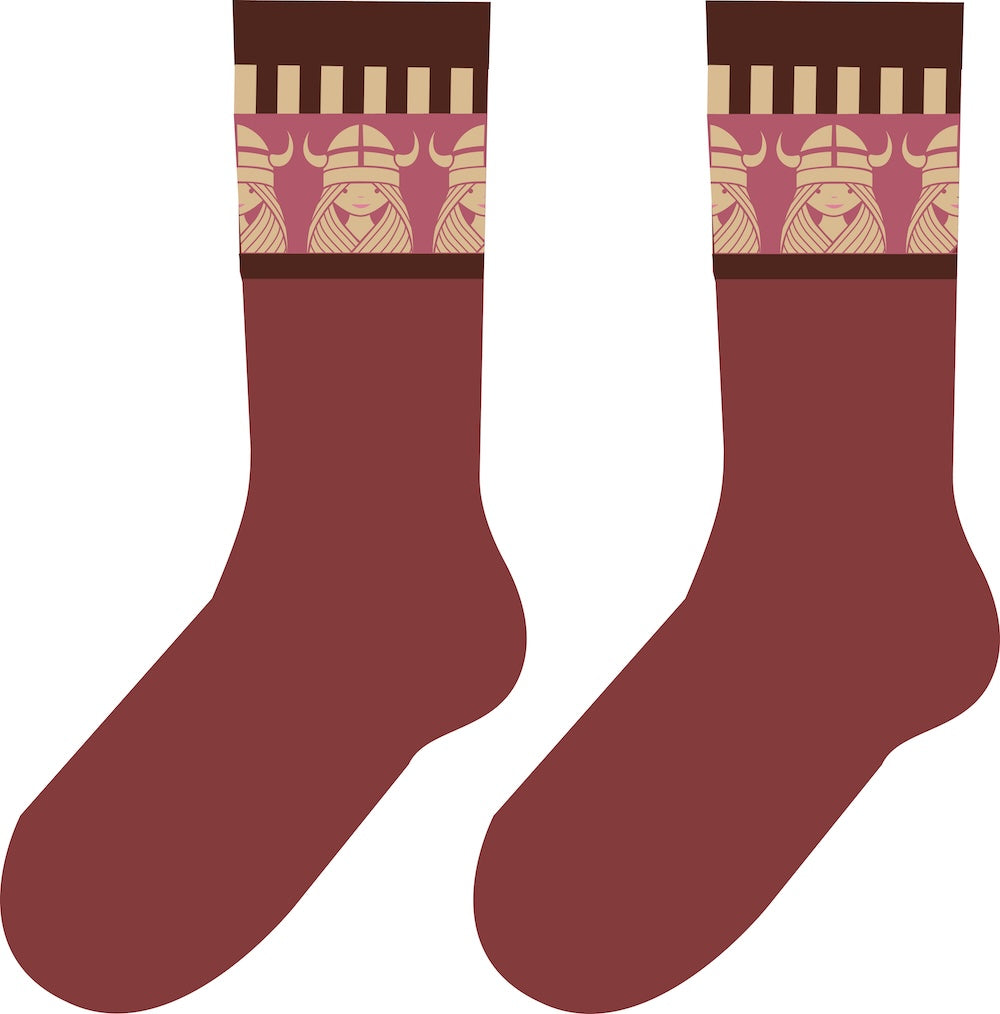 Danelegacy Socks Dark Cherry FREJA
