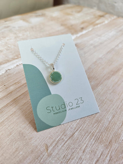 Studio 23 Pendant Circle Olive