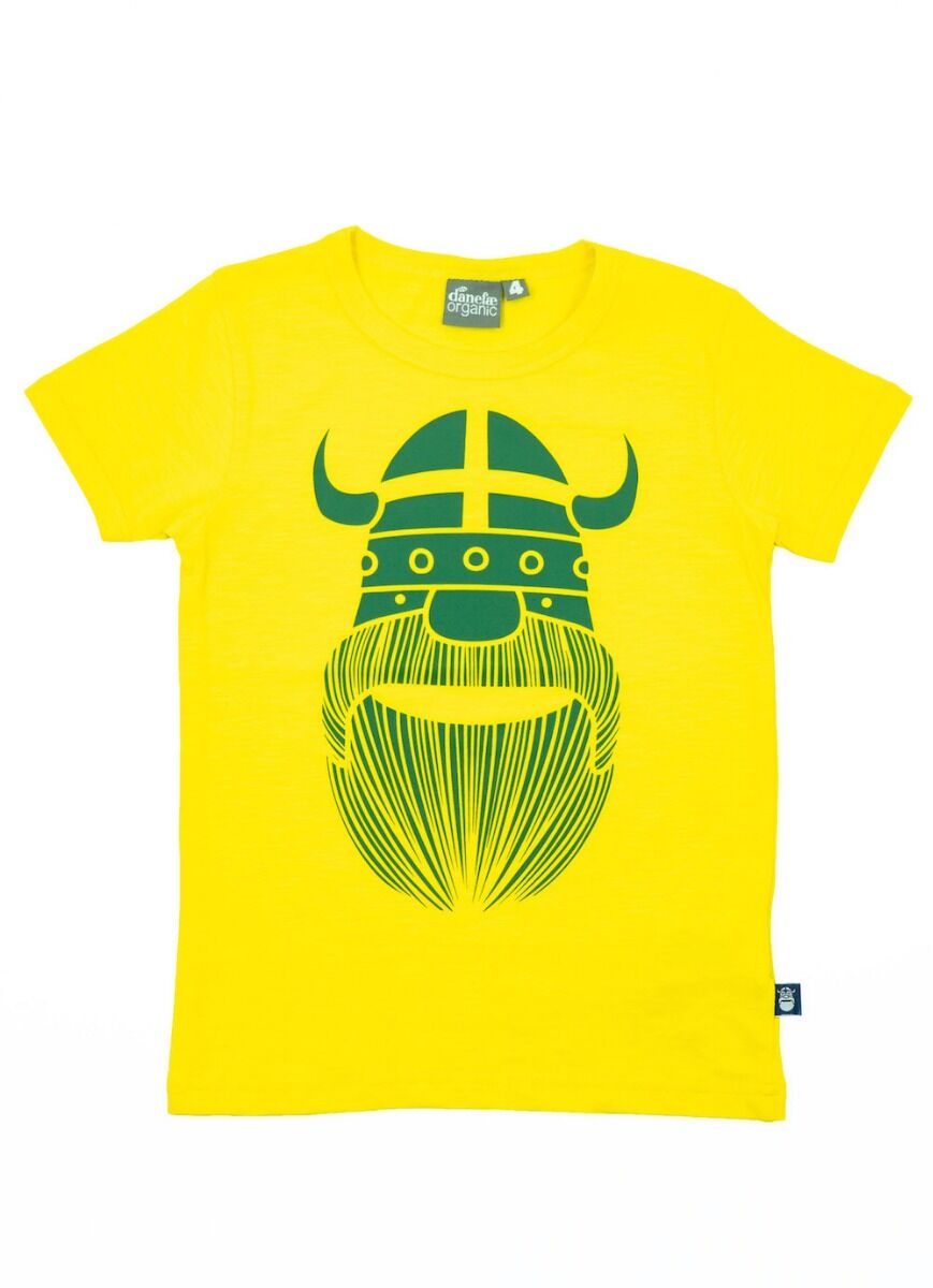 ORGANIC - Danemerian Tee Bright Yellow ERIK