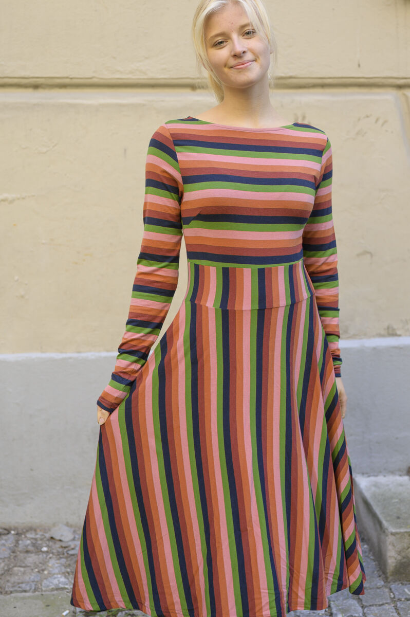 ESS - Sigrid Wool Dress Comfort Stripe