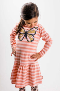 Dyrzanzi Dress LS Powder Peach/Rose Beige SOMMERFUGL