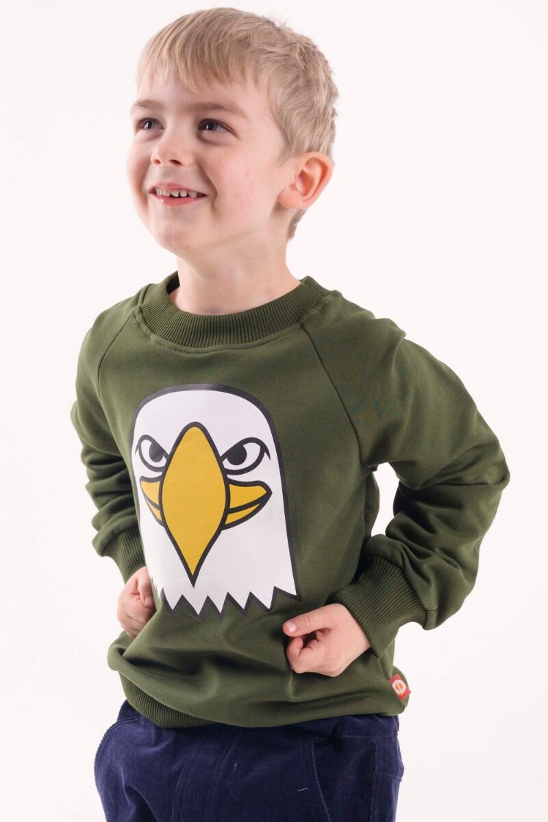 Sweater til børn med ørn   