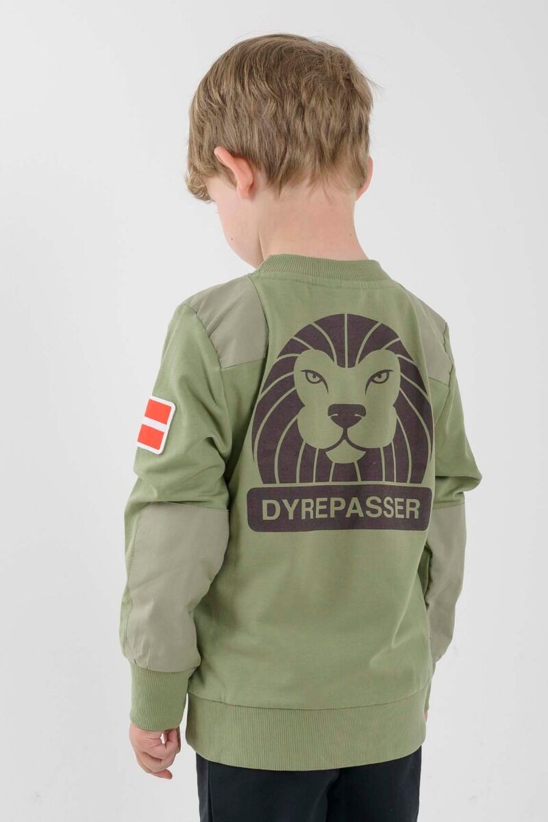 Skøn dyrepasser sweatshirt til børn med fine detaljer