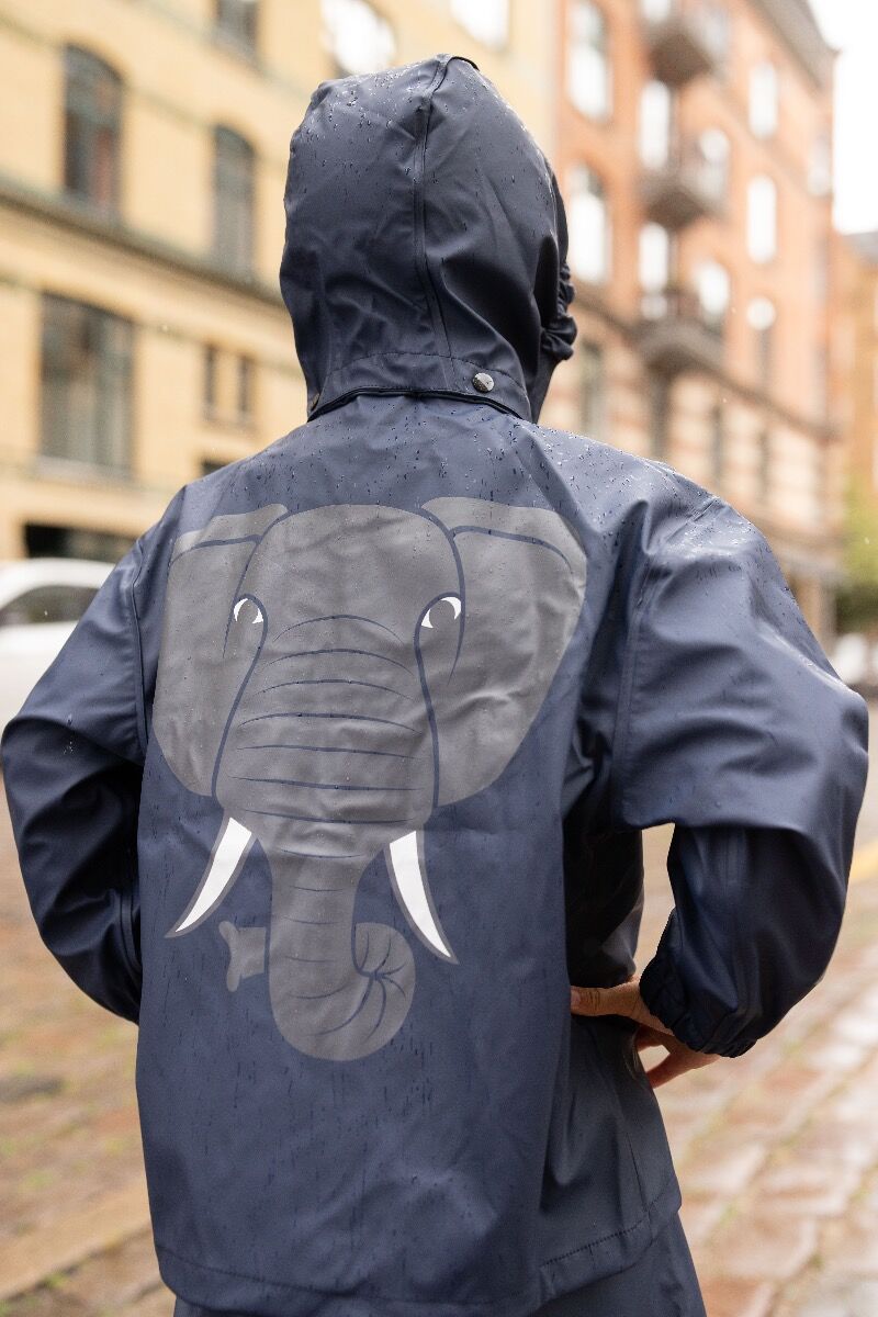 Dyrranger Rain Jacket Navy ELEFANT