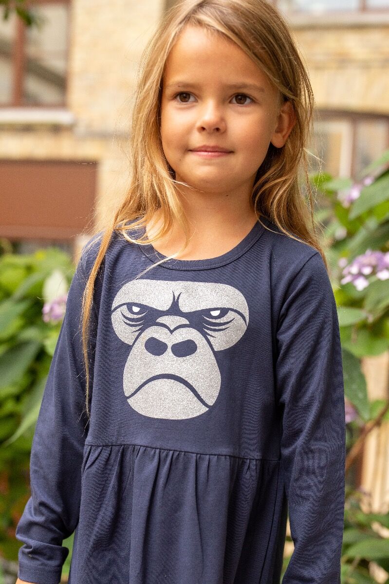 Dyrpower Dress Dk Navy GORILLA