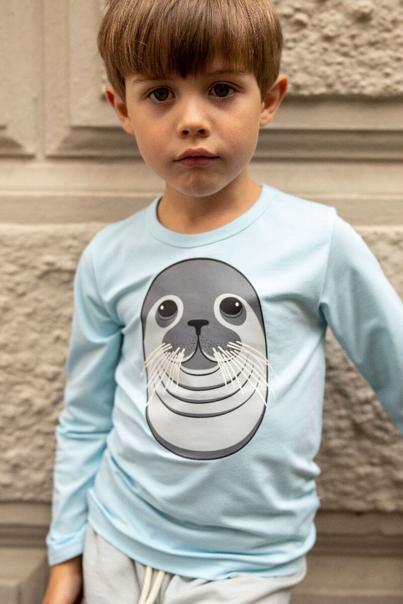 Bluse med Sæl