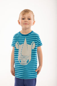 Dyrgrowl T  Dusty Blue/Rainblue NAESEHORN