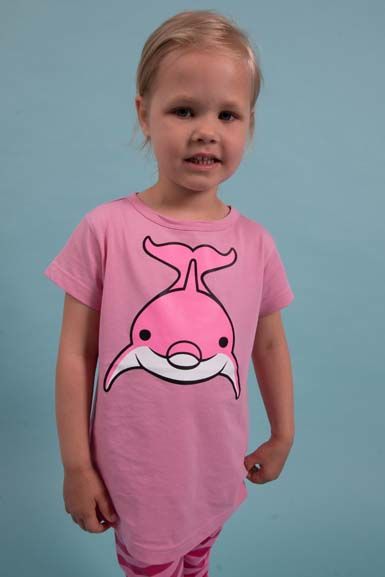 Dyrfast Tee Oh Dear Pink DELFIN