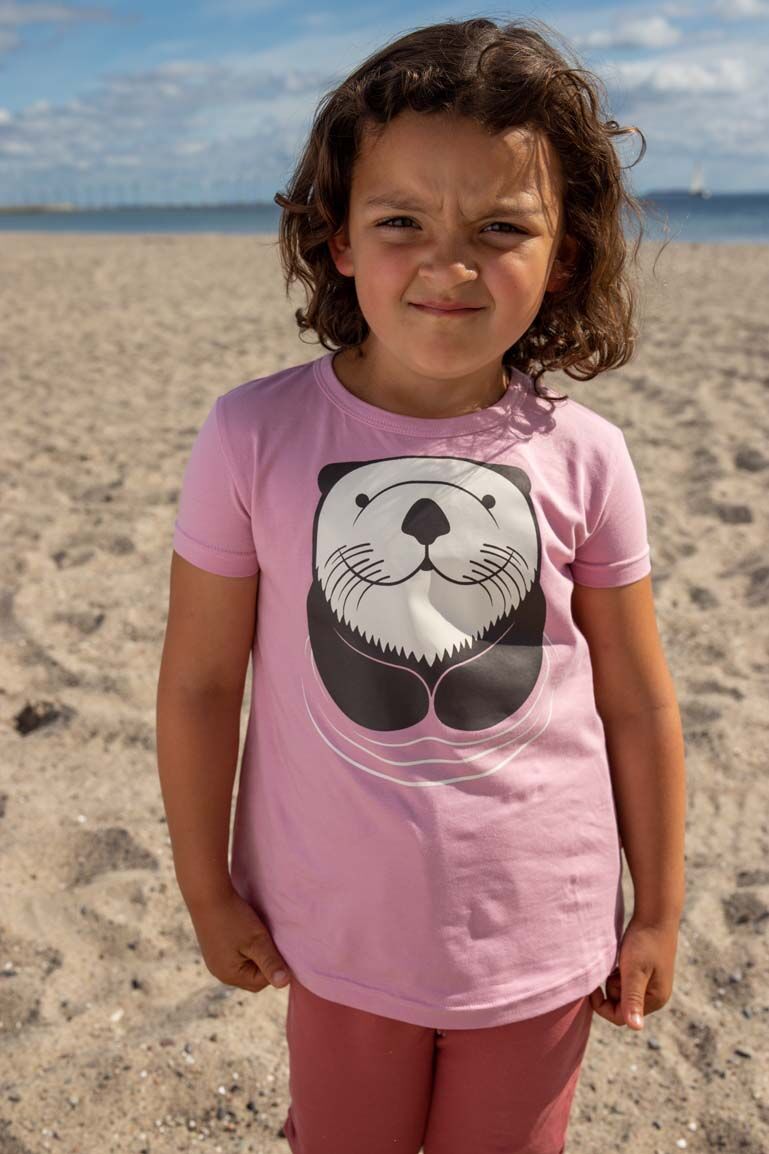T-shirt til børn med havodder       
