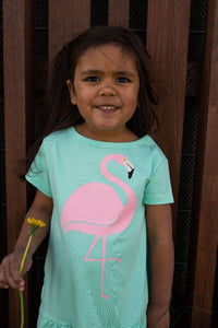 Dyrzanzi Dress Fresh Mint FLAMINGO