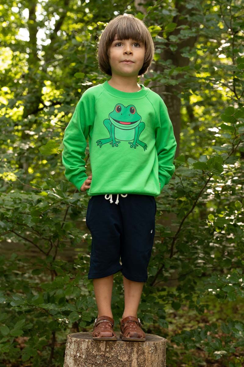 Sweater med frø til børn