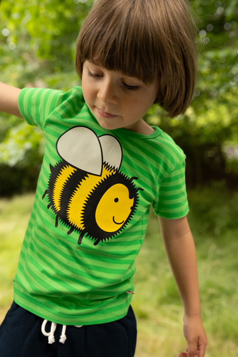 T-shirt til børn med bi