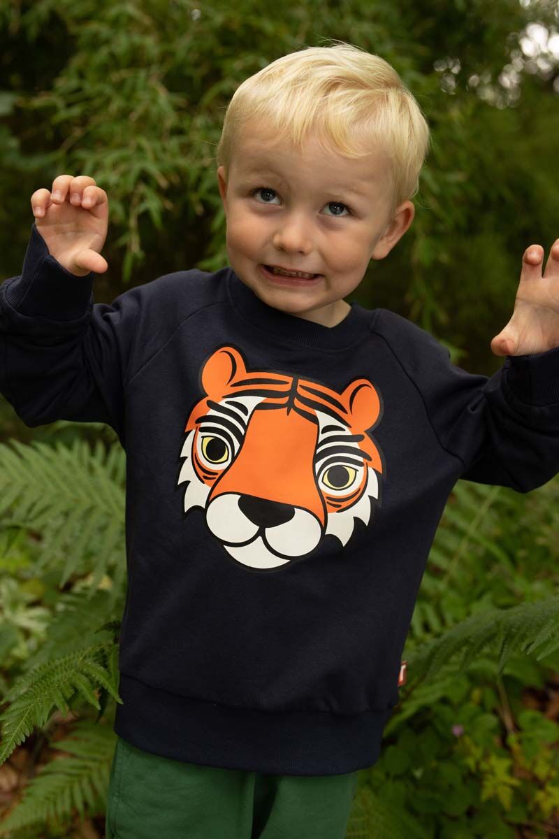 Sweater til Børn med Tiger