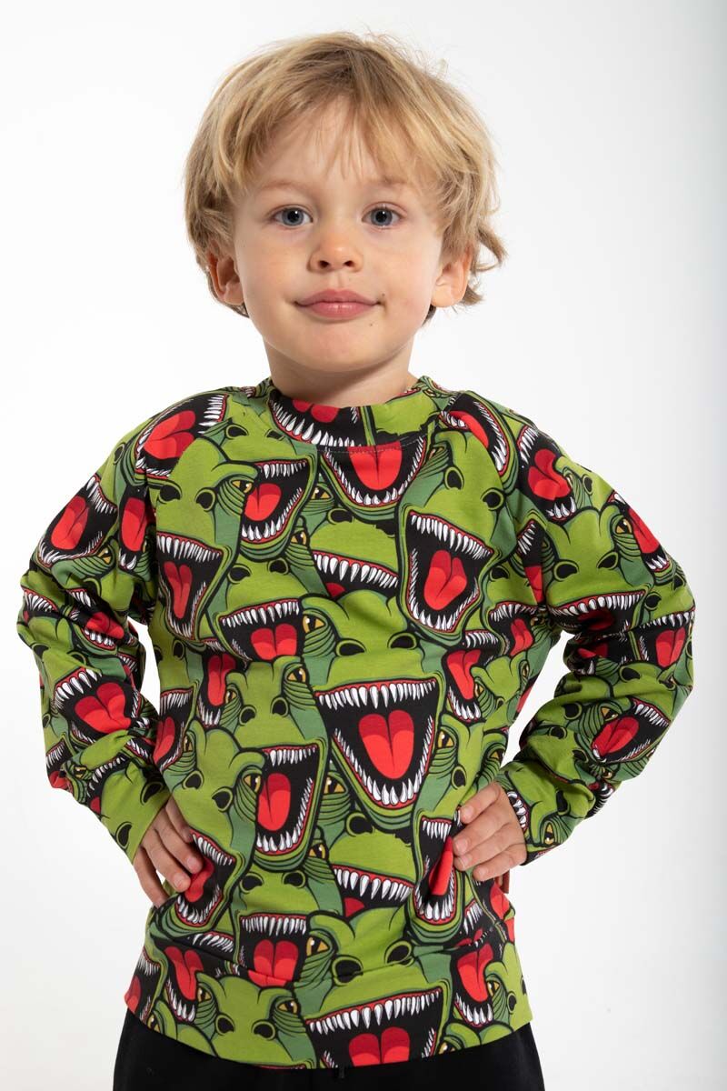 Dyrbellow Sweat AOP/STRIB Army T-REX