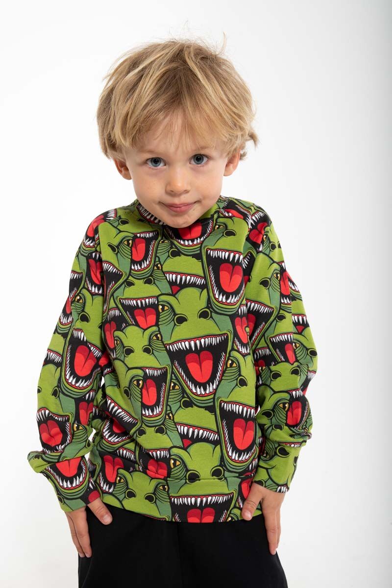 Dyrbellow Sweat AOP/STRIB Army T-REX