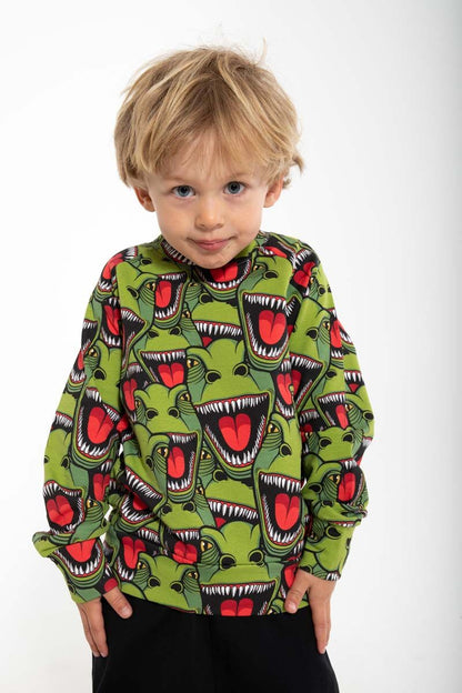 Dyrbellow Sweat AOP/STRIB Army T-REX