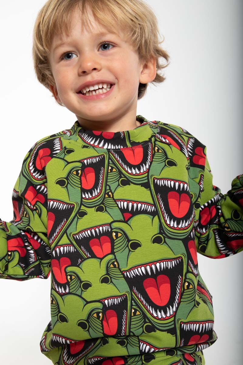 Dyrbellow Sweat AOP/STRIB Army T-REX