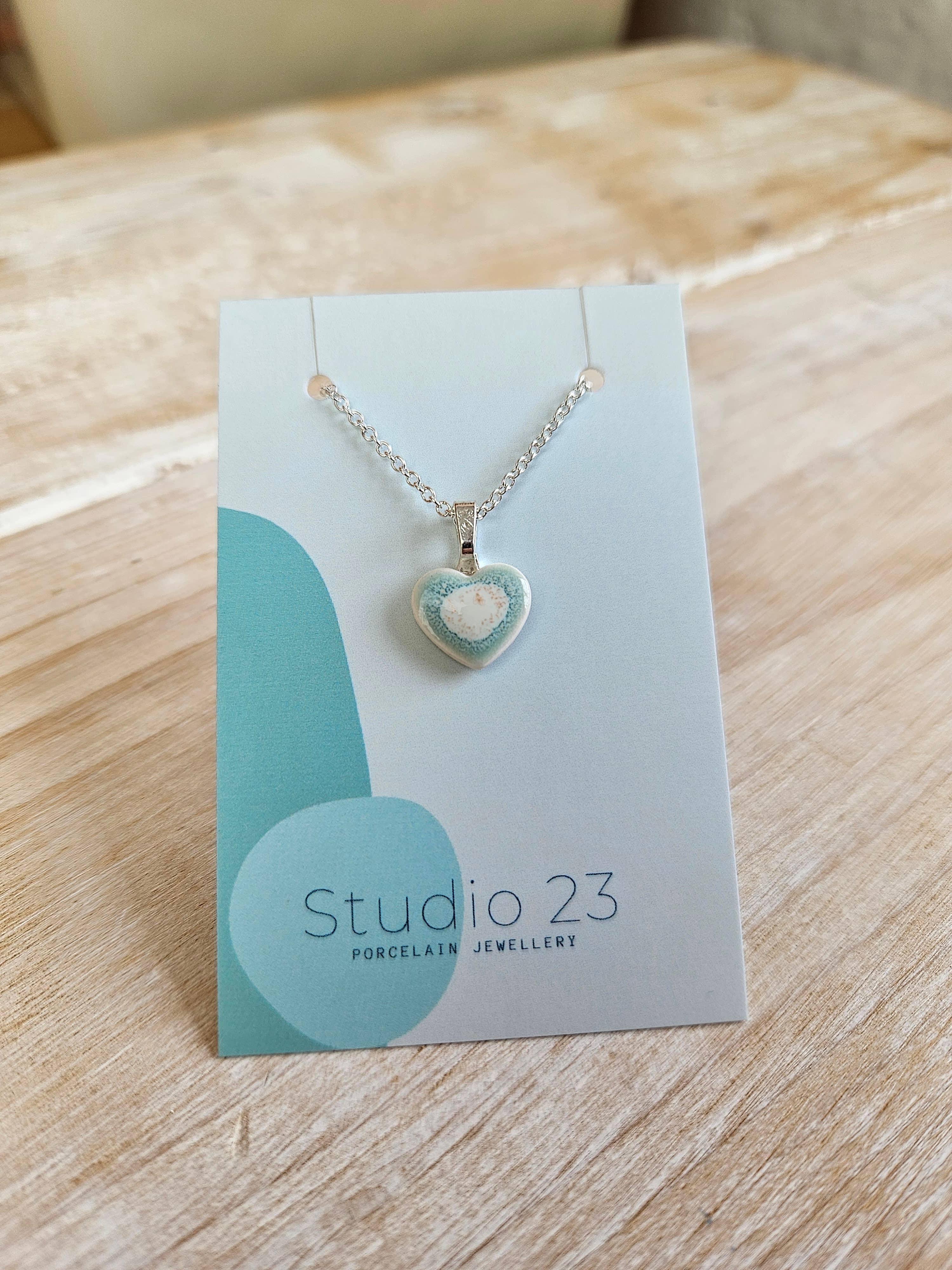 Studio 23 Heart Pendant Blush Pink