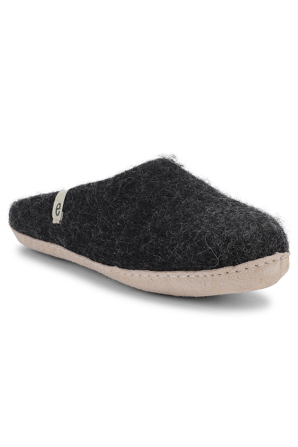 Egos Copenhagen Wool Slipper Black