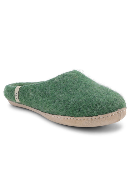 Egos Copenhagen Wool Slipper Green