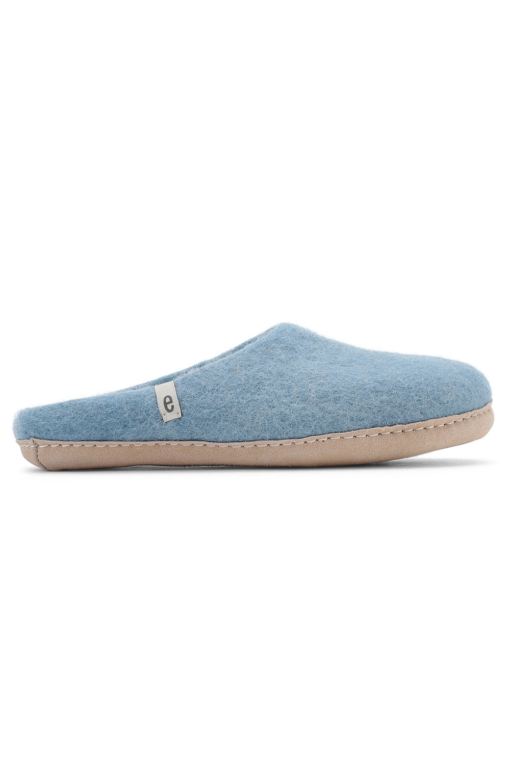 Egos Copenhagen Wool Slipper Light Blue