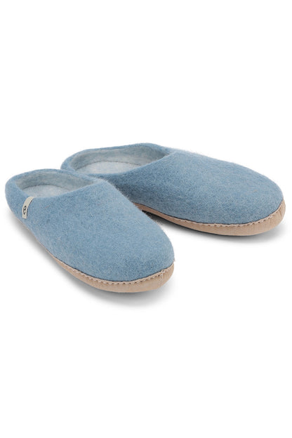 Egos Copenhagen Wool Slipper Light Blue