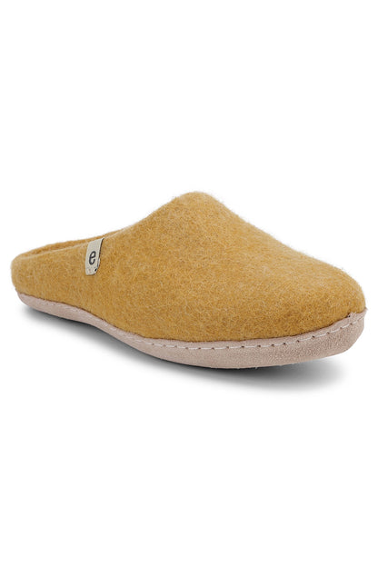 Egos Copenhagen Wool Slipper Mustard