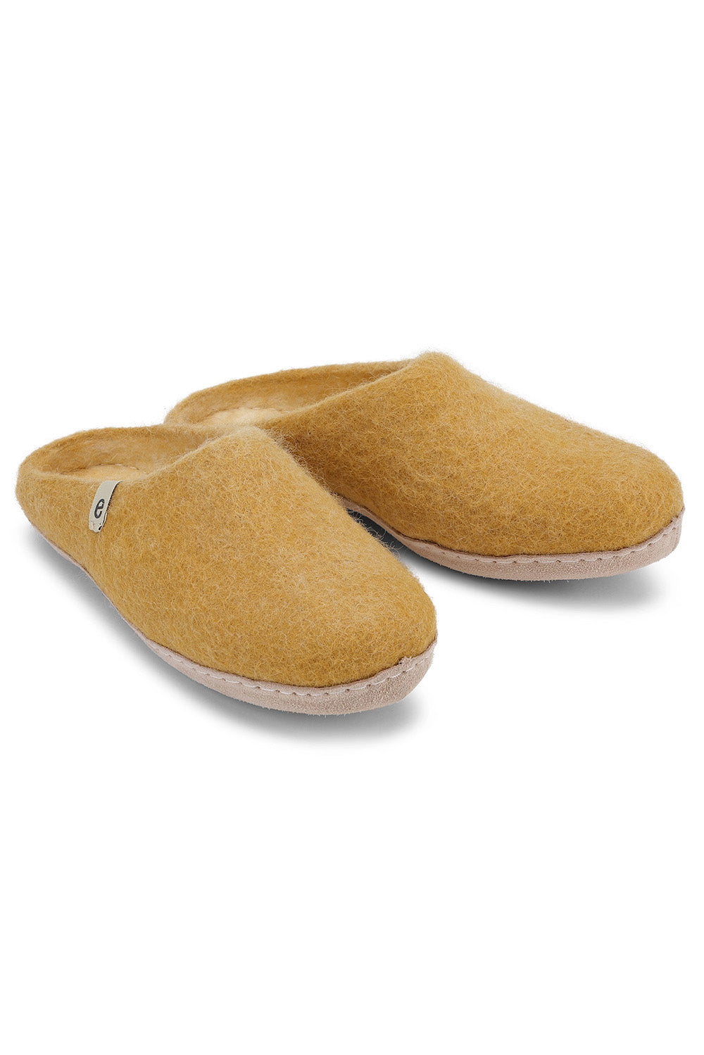 Egos Copenhagen Wool Slipper Mustard