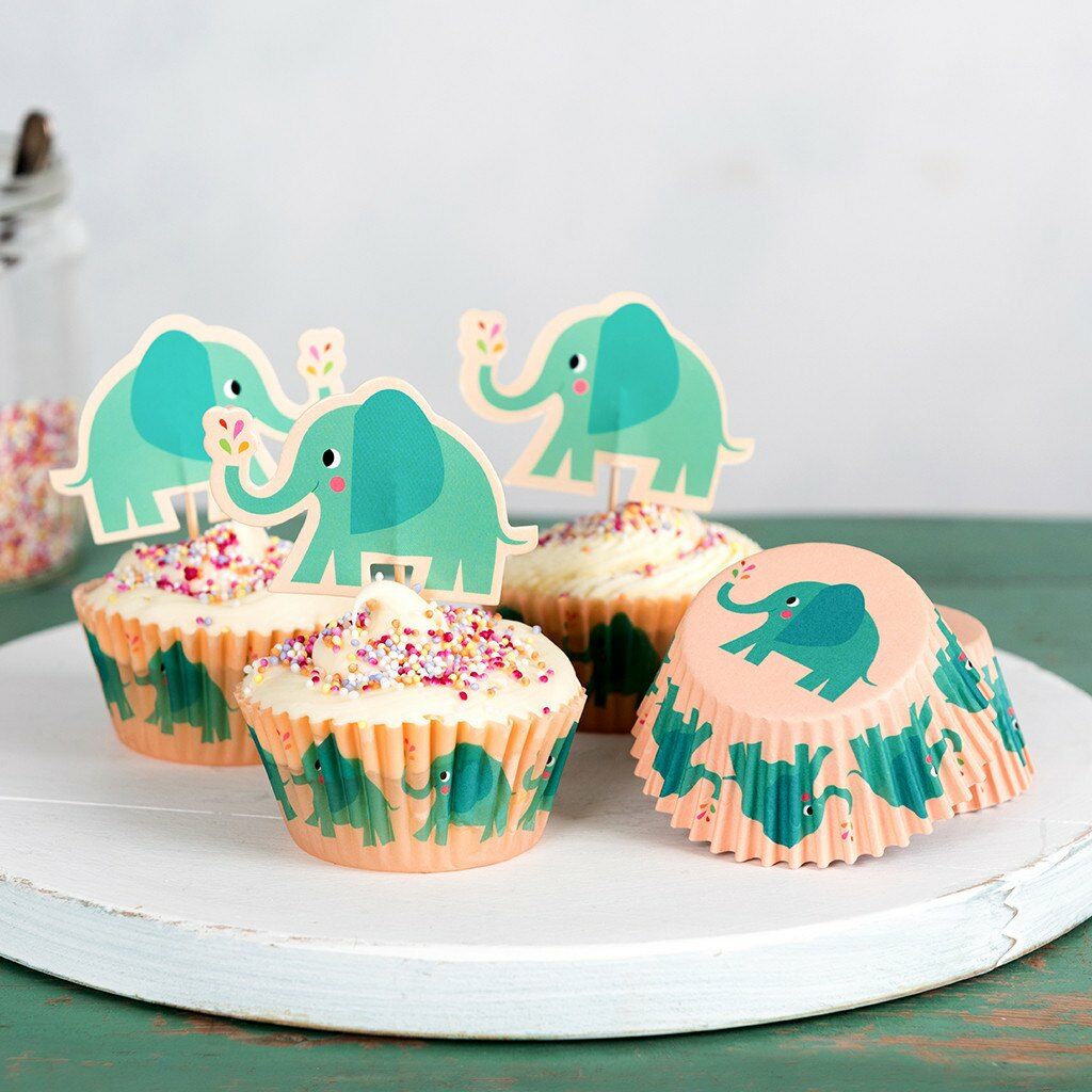 RL Cupcake Kit Elvis the elephant