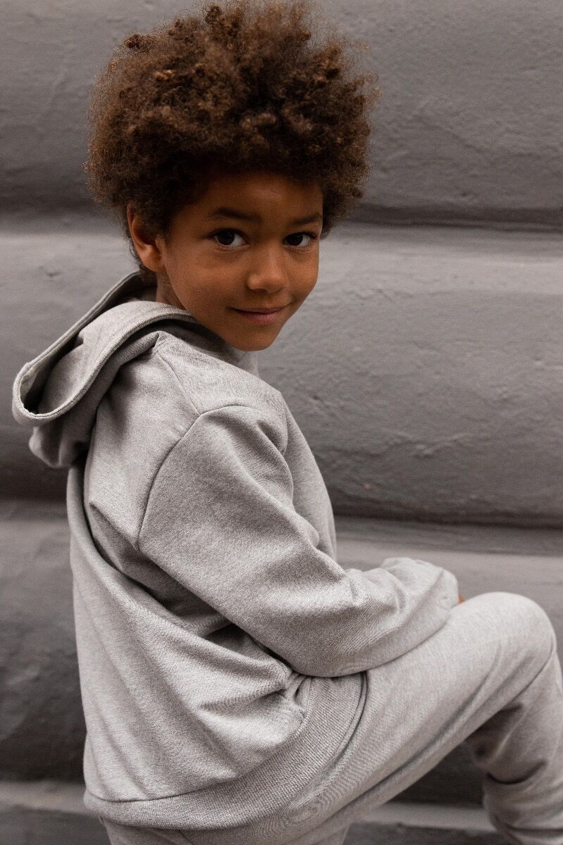 ESS - ORGANIC Danefruit Hoodie Heather Grey