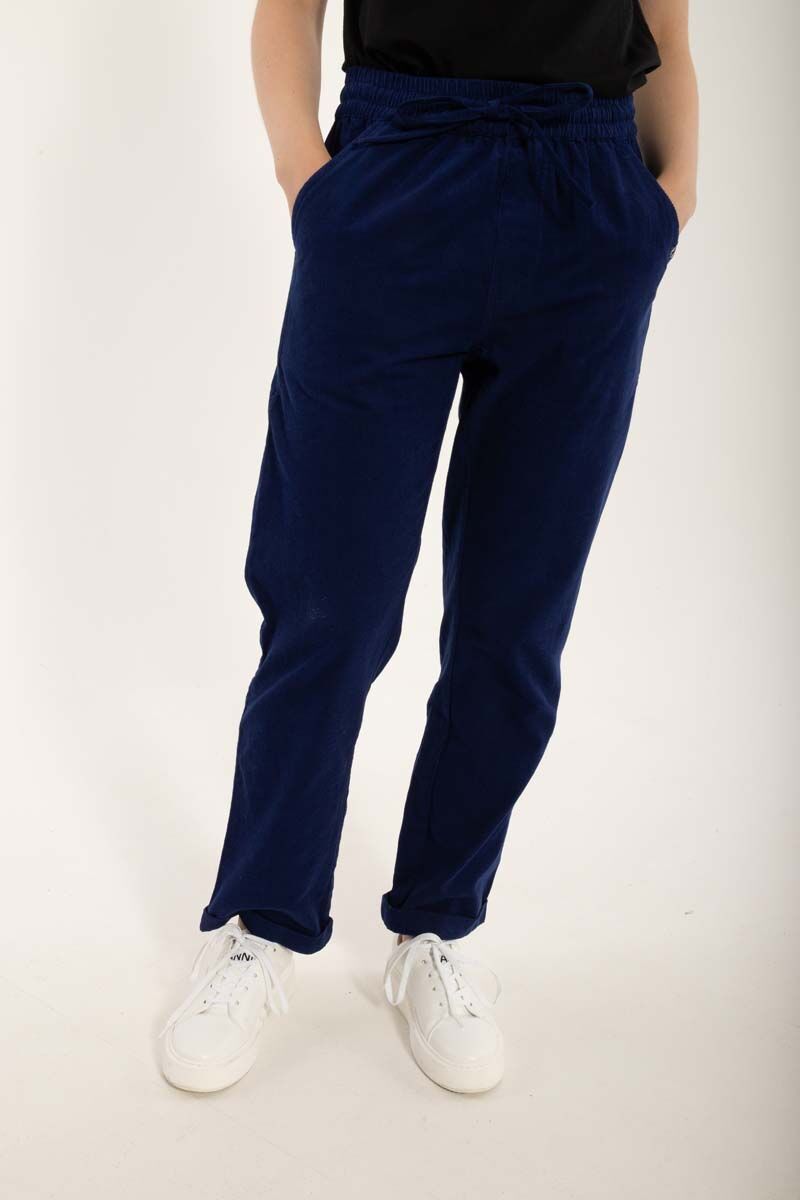 ESS - Daneliseleje Cord Pants Royal Blue