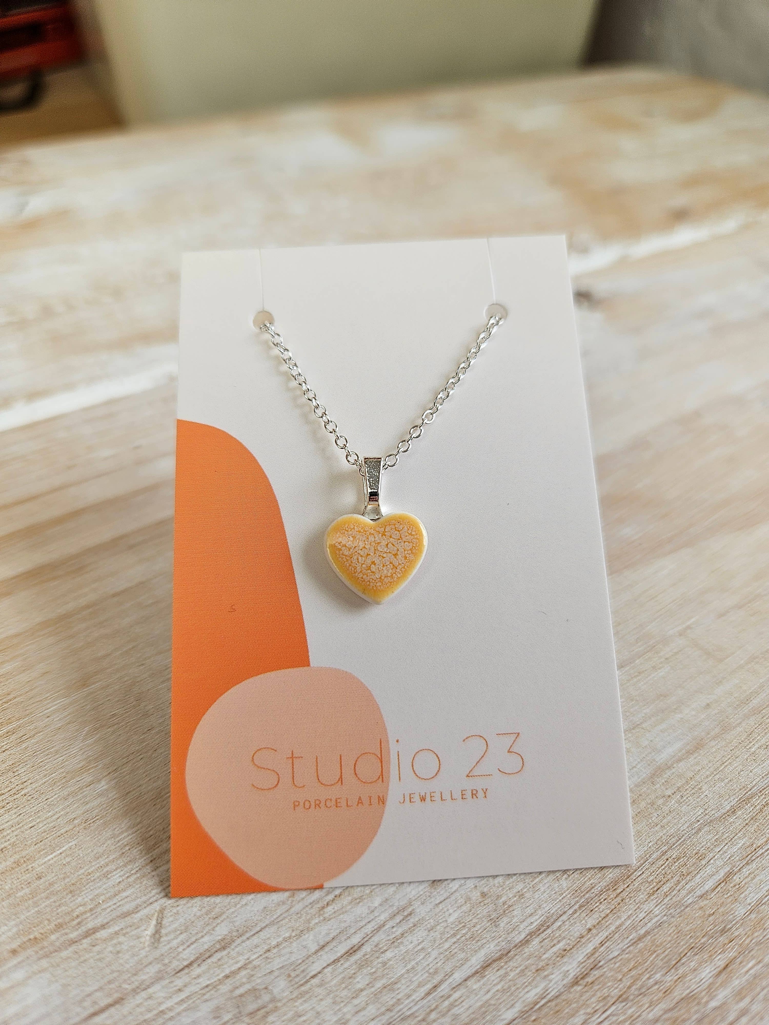 Studio 23 Heart Pendant Blush Pink