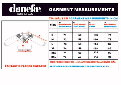 Danefantastic Flakes Wool Sweater Porcelaine/Chalk