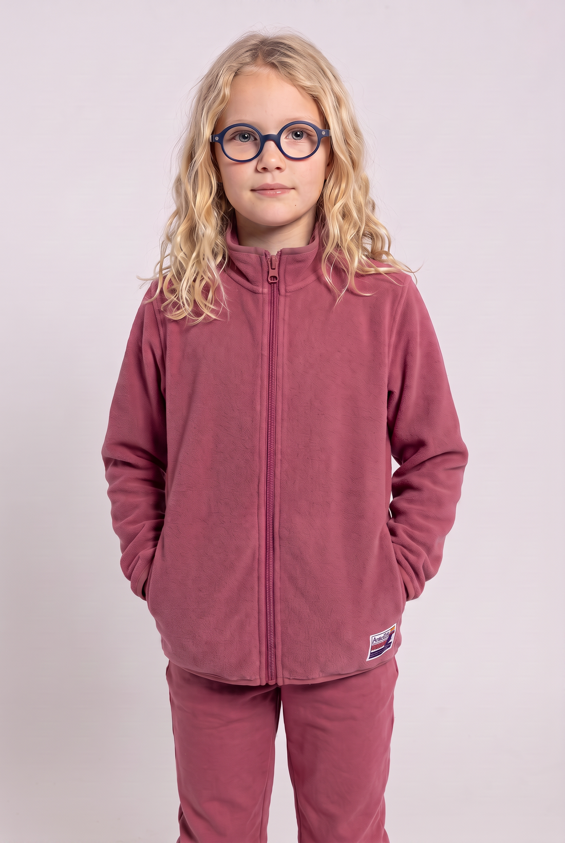 Danegrisling Polar Fleece Zip-Up Berry Compote