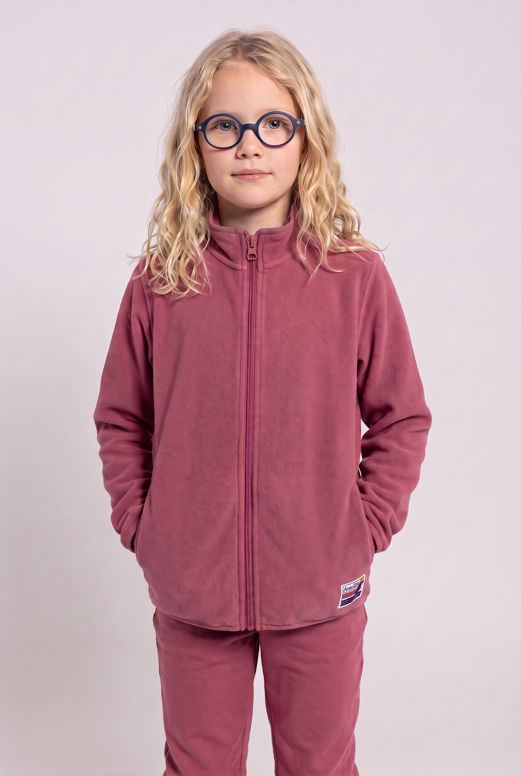 Danegrisling Polar Fleece Zip-Up Berry Compote