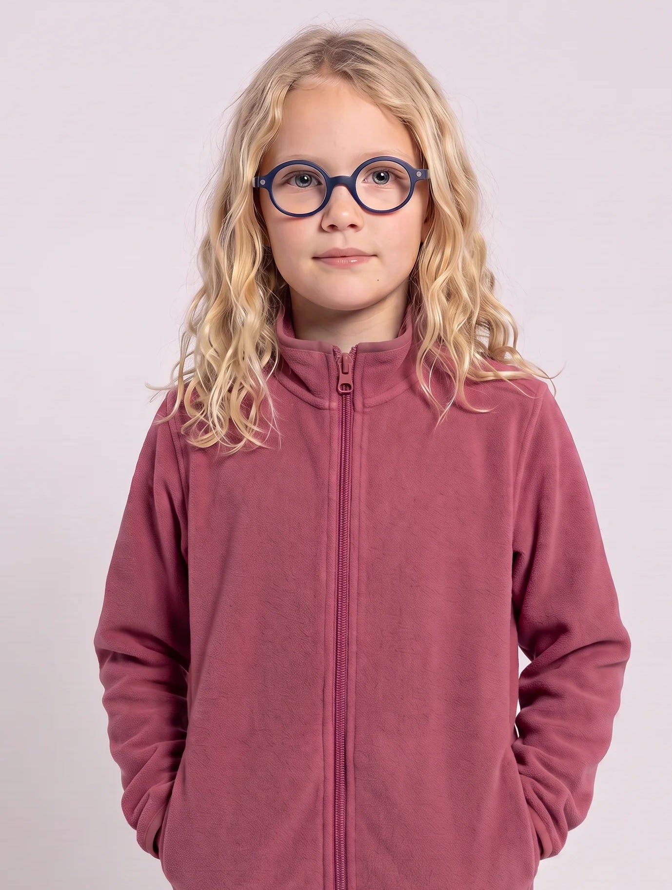 Danegrisling Polar Fleece Zip-Up Berry Compote