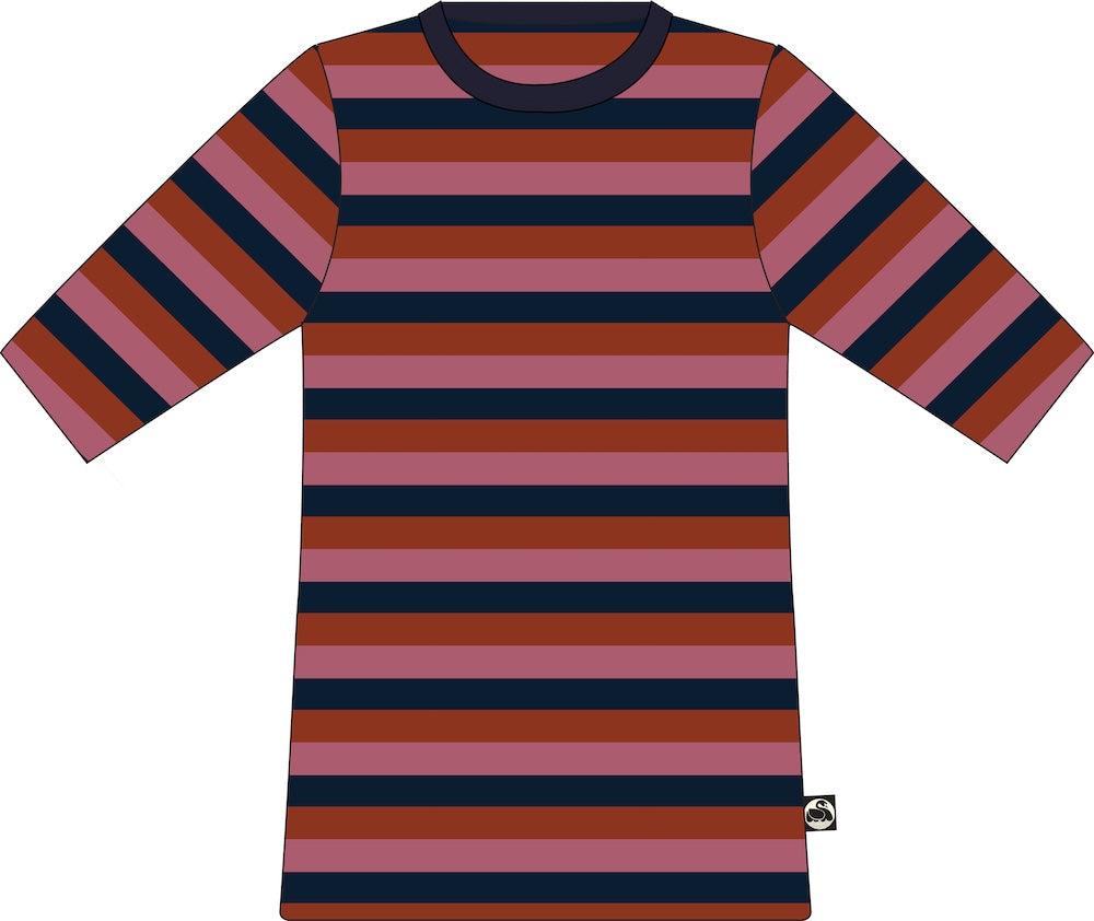 ESS - Danefriend Ribbing Tee Rosewood