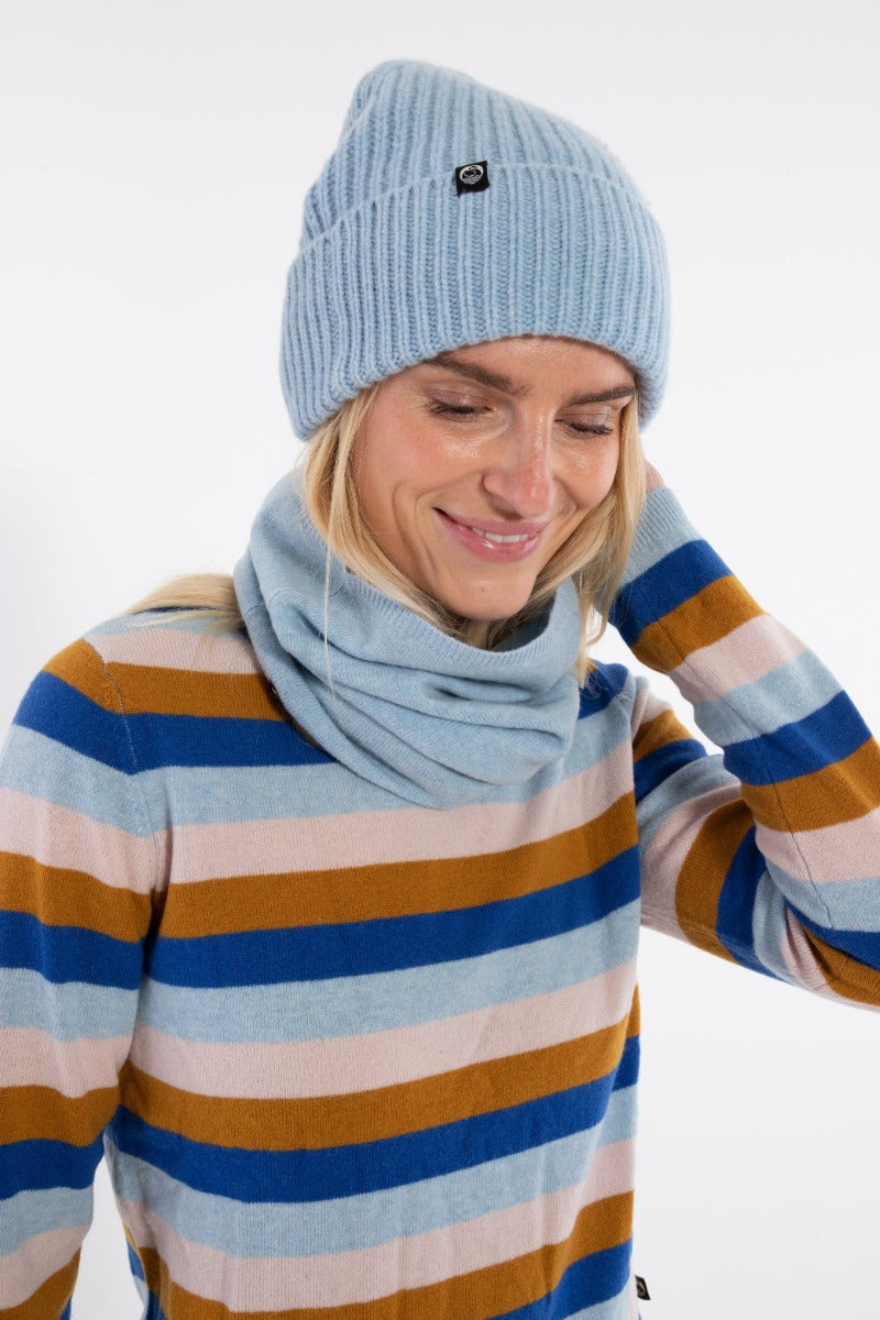 Danebest Friend Merino Neckwarmer Light Blue